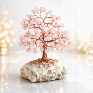 Copacel Martisor Cuarț roz 11cm