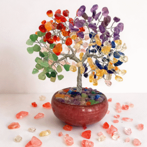 Copacel handmade din Cristale semipretioase multicolor, cadou deosebit